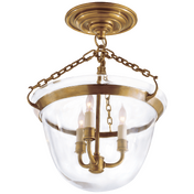 Светильник VISUAL COMFORT Country Semi-Flush Bell Jar CHC 2109AN