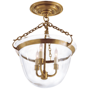 Светильник VISUAL COMFORT Country Semi-Flush Bell Jar CHC 2109AN