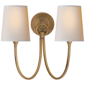 Бра настенное Visual Comfort Reed Double Sconce AW TOB2126HAB-NP