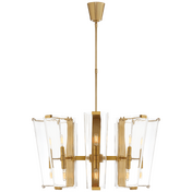 Люстра VISUAL COMFORT ARN 5310HAB-CG Alpine Medium Chandelier AERIN