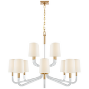 Люстра VISUAL COMFORT Reagan Grande Two Tier Chandelier CHAPMAN & MYERS CHC 5904AB/CG-LWG