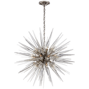 Люстра VISUAL COMFORT Quincy Medium Sputnik Chandelier CHAPMAN & MYERS CHC 5287 PN