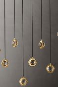 Люстра JC-10032095 BRZ Linerar Chandelier Eclatant RH