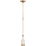Подвесной светильник VISUAL COMFORT Anders Small Cylindrical Pendant THOMAS O'BRIEN SC TOB 5097HAB/WHT
