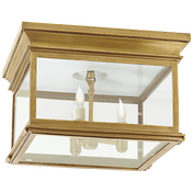 Накладной светильник VISUAL COMFORT Club Large Square Flush Mount CHAPMAN & MYERS CHO 4311AB-CG