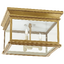 Накладной светильник VISUAL COMFORT Club Large Square Flush Mount CHAPMAN & MYERS CHO 4311AB-CG