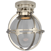 Накладной светильник Gracie 10" Captured Globe Flush Mount CHAPMAN & MYERS CHD 2481PN-CG