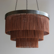Люстра Tigermoth Silver Chain Shallow Chandelier