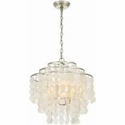 Brielle 4 Light 18 inch Antique Silver Chandelier Ceiling Light