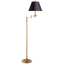 Dorchester Swing Arm Floor Lamp CHAPMAN & MYERS HA9121AB-B