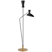 Austen Large Dual Function Floor Lamp SIGNATURE COLLECTION ARN 1712BLK