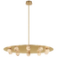 Pertica 36" Ten Light Chandelier Kelly Wearstler KW5522MAB-ALB